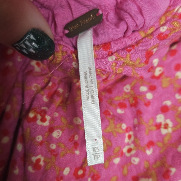 Free People Pink Florance Mini Dress - Picture 5 of 6